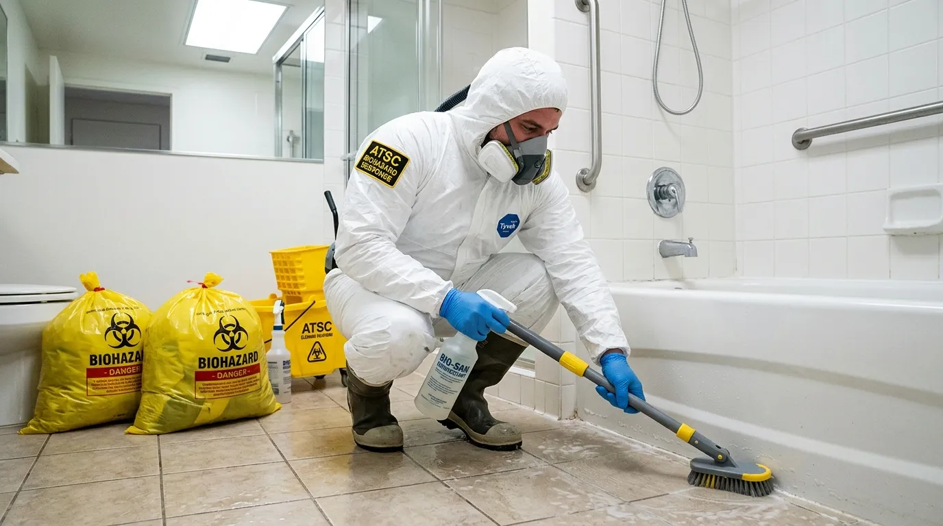 Decontamination equipment deployed for Blood Cleanup in Hillsdale